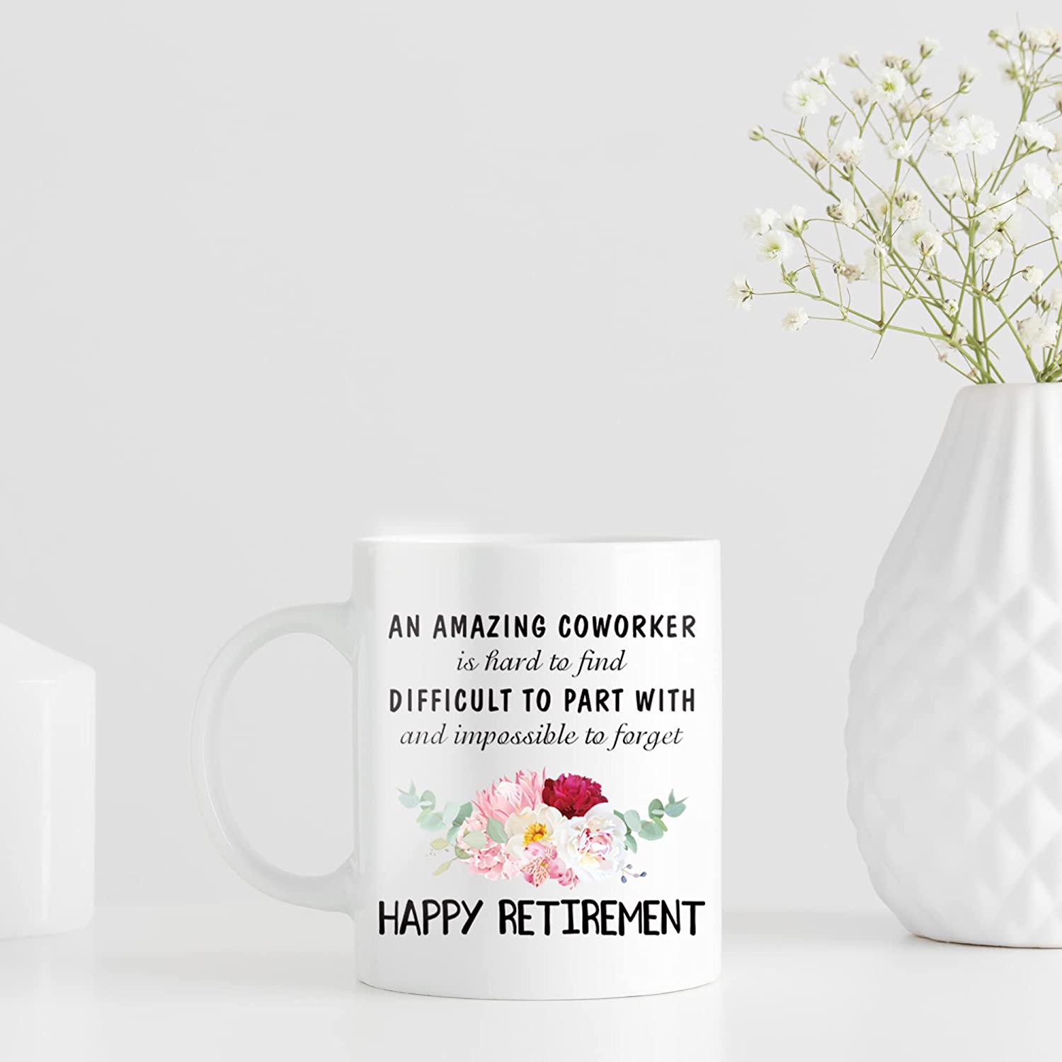 MIPOMALL Tazza Regalo Per Pensionamento Collega O Capo - 'May You Be Proud Happy Retirement' - Tazza Bianca In Ceramica Wm0113