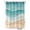 DarkTurquoise, variant on Fsddascl Blue Shower Curtain Set - Small 36" x 72" Bathtub Curtain with 12 Hooks, Ocean Wave Stripes Modern Abstract Beach Geometric Waterproof Fabric Stall Shower Curtains for Bathroom/Bathtub