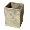 thumbnail image 2 of Rembrandt Home Marble Wastebasket, Cloud Gray, 2 of 3