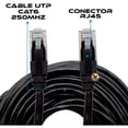 thumbnail image 2 of Cable de Red Ethernet Virtual Zone Cat6e 15m Negro, 2 of 4