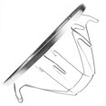 thumbnail image 5 of 4 Slice Folding Toaster Camping Bread Toast Tray Foldable Cooking Toast Racks For Outdoor Camping Gas Stove, 5 of 5