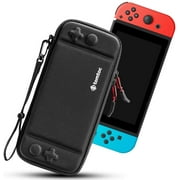 tomtoc Carry Case for Nintendo Switch, Ultra Slim Hard Shell with 10 Game Cartridges, Protective Carrying Case