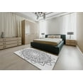 thumbnail image 5 of Ahgly Company Machine Washable Indoor Round Transitional White Smoke Area Rugs, 8' Round, 5 of 7