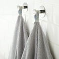 thumbnail image 4 of WelHome 2 Piece EVERYDAY USE 100% Cotton Bathroom Towels Set, 450 GSM, 2 Bath towels 27" x 54", Soft Lightweight, Hotels, Spa and Gym – High Rise, 4 of 9