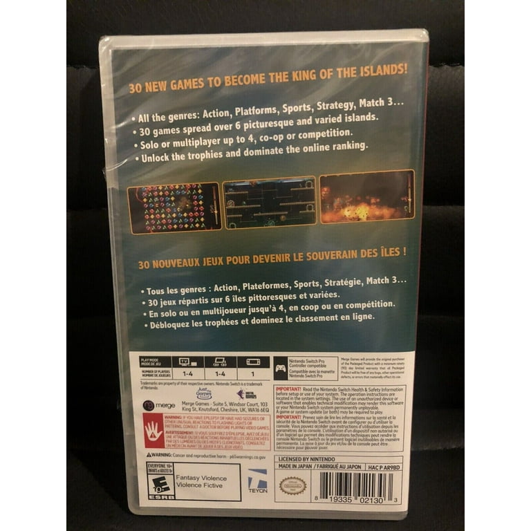 Nintendo Switch 30-In-1 Game Collection, Region Free, Arcade Genre