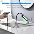 thumbnail image 6 of LED Temperature Sensitive 4 Modes Outlet Basin Faucet Large LED Light Hot Cold Water Sink Mixer Wash Tap Single Hole For Bathroom, 6 of 10