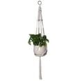 thumbnail image 2 of Macrame Plant Hanging Baskets Knotted Flower Pot Holders For Wall And Ceiling Perfect For Indoor And Outdoor Decor, 2 of 9