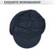 thumbnail image 4 of Gorra de ciclismo Unique Bargains, absorbente de sudor y humedad, forro de casco transpirable, tela de malla de seda Baiku, color marino, 24x14cm, 1 Pcs, 4 of 7