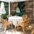 thumbnail image 4 of Outdoor Curtains for Patio Waterproof, Old Wooden Board Outdoor Privacy Panels Grommet, Country Farmhouse Wooden Planks Brown Blackout Outside Curtains for Porch/Cabana 54"x84", 1 Panel, 4 of 8