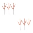 thumbnail image 2 of ZheElen 3pcs/set Wide Artificial Plant Versatile Décor Choice For Any Setting orange pink 2Set, 2 of 6
