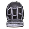 thumbnail image 1 of Bolsa para cámara, (gris) Mochila para cámara, Mochila impermeable para fotos, Bolsa de almacenamiento multifuncional transpirable para cámara, Mochila para cámara digital resistente a golpes y desga, 1 of 1