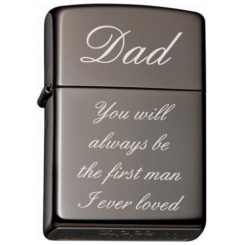 Rettelse Legepladsudstyr eftermiddag Gifts Infinity® Zippo Lighter - Golden Dad You Will Always be The First Man  I Ever Loved Dad - Star (Ice Black) - Walmart.com