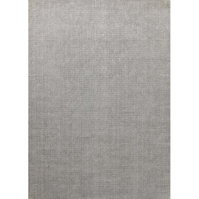 Ahgly Company Machine Washable Indoor Rectangle Industrial Modern Silver Pink Area Rugs, 5' x 7'