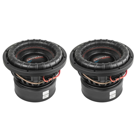 American Bass 10" Subwoofer Dual 2 Ohm 3000 Watts Max Car Audio Sub 2 Pack