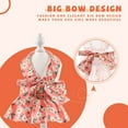 thumbnail image 5 of Small Dog Dress Harness and Leash Set - No Pull Cute Floral Bow Tie Dog Vest Harness Dress with Short Dog Leash Walking Outdoor for Girl&Boy Small Dogs, Puppy, Cats, Rabbits, 5 of 8