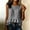 Gray women's cotton linen tank top a1, variant on MORESEC Summer Women's Cotton Linen Tank Top Sleeveless Ruffle Blouse Cute Casual Boho Chic Tops Beach Vacation Party Wear, Black 2XL