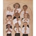 thumbnail image 3 of Unknown 15x17 Black Modern Framed Museum Art Print Titled - Praise, 3 of 5
