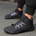 thumbnail image 3 of KELINFONG Men's Snow Boots Women's Winter Barefoot Shoes Hiking Boots Wide Toe Box High Top Ankle Booties, 3 of 7