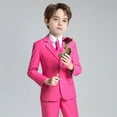 Boys Suit Size 12, Toddler Ring Bearer, Formal Dressy Outfit Set 5Pcs
