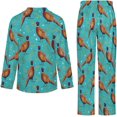 thumbnail image 5 of Top-kevin Women Long Sleeve Pajama Set Comfy Pjs Sets Penguin Winter Hats Scarves Snow 2 Piece Lounge Set, 5 of 12