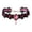 Pink, variant on Gothic Lace Choker Necklace for Women Clavicle Chain Elegant Black Lace Jewelry with Rhinestones,14.57 inch,Pink
