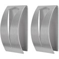 thumbnail image 1 of Set of 2 Adhesive Towel Holder Coat Hook Stainless Steel Bathroom Wall Hook for Bath Towels/Tea Towels/Aprons/Garbage Bag Kitchen Home Bathroom, 1 of 5