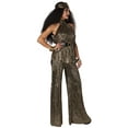 thumbnail image 3 of Gold Fever Women's 70s Disco Costume XS size 4-6, 3 of 3