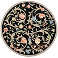 thumbnail image 2 of Safavieh Chelsea Baxter Bordered Wool Area Rug, Black, 8' x 8' Round, 2 of 10