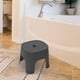 thumbnail image 1 of Taburete de baño Taburete para cambiar zapatos Ergonómico Multifuncional Taburete de ducha ligero y resistente Taburete para porche Apartamento para Negro Macarena taburetes pequeños, 1 of 8