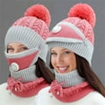 thumbnail image 4 of Dyfzdhu Women USB Heating Warm Knitting Heating Hat Scarf Suit Pink, 4 of 8