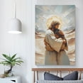 thumbnail image 5 of Jesus Healing Woman Wall Decor Art, Jesus Hugging Woman Painting, Bible Canvas Mural Print Photo Art Painting Canvas Poster Home Decorative Bedroom Modern Decor Posters Gifts 20x30inch(50x75cm), 5 of 6