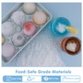 thumbnail image 3 of Moldes para cubitos de hielo WIBIMEN, grandes y redondos, 2,5 cm, 8 bolas azules, paquete de 2, 3 of 6