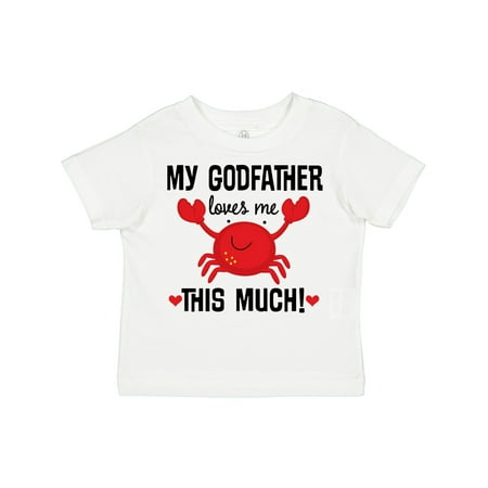 

Inktastic Godson My Godfather Loves Me Gift Toddler Boy or Toddler Girl T-Shirt