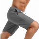 thumbnail image 4 of Pantalones Cortos para Hombre de Cintura Elástica con Bolsillos Secado Rápido Multi Bolsillo Pantalones de Natación Playa, 4 of 5