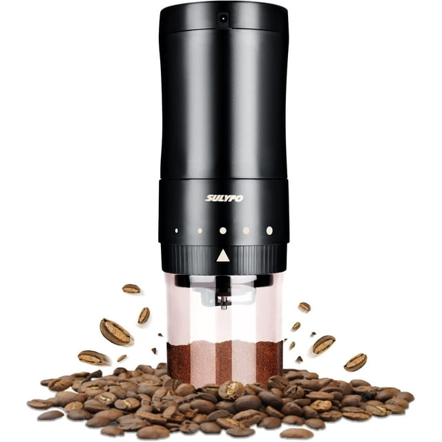 Burr Coffee Grinder,Sulypo Electric Bean Grinder with Cone Ceramic Mills Low Temperature Keep Aroma| 45g Ground | Walmart Canada