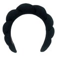thumbnail image 4 of Diadema de esponja en forma de nube para la parte superior del cráneo, cueva para el cabello, toalla para lavarse la cara, diadema de tela para mujer, 4 of 5