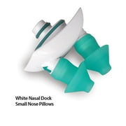 Navage Nasal Dock-Nose Pillow Combo: White Nasal Dock and Small Nose Pillows