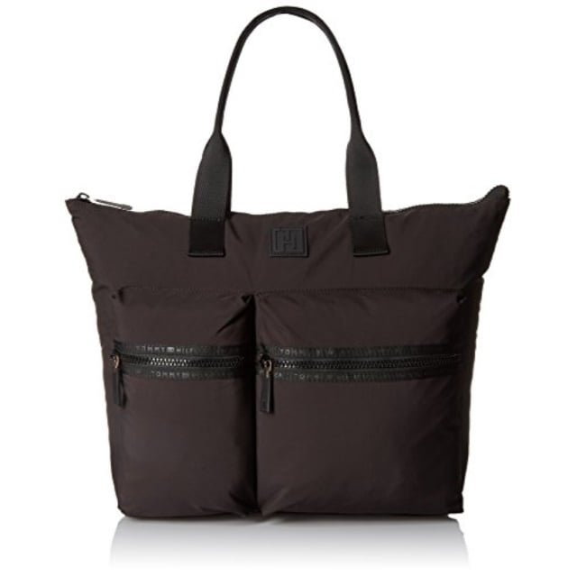tommy hilfiger tote bag black
