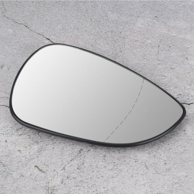Door Wing Mirror Glass, Backup Electric Heated Fits for Fiesta MK7 MK7.5 2009-2017Left Side Rear View 2009-2017