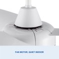 thumbnail image 6 of 42 inch Farmhouse Ceiling Fans with Lights, Low Profile Ceiling Fan with ABS Blades and Remote Control, Flush Mount Ceiling Fan with 6 Speed Wind and Timer Function for Home, 6 of 9