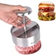 thumbnail image 1 of Máquina ajustable para hacer hamburguesas, molde antiadherente para hacer tartas, ideal para carne de res, verduras, hamburguesas y hornear, ideal para barbacoa y hamburguesas caseras (diámetro 11,5 JAMW Sencillez, 1 of 5