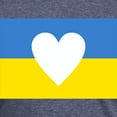 thumbnail image 3 of CafePress - Ukraine Heart T Shirt - Mens Tri-blend T-Shirt, 3 of 4