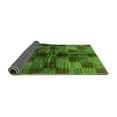 thumbnail image 2 of Ahgly Company Indoor Rectangle Checkered Green Modern Area Rugs, 5' x 8', 2 of 4