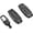 Black, variant on Zinc Alloy Key Fob Cover,Keychain,Full Protection Car Key Case for Audi A4 A5 A6 A7 Q5 R8 S4 S5 S6 S8 SQ5 SQ7 TT RS4 Smart Remote Keyless Keyshell Accessories
