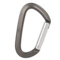 thumbnail image 2 of Carabiner Clip Climbing Safety Lock Aluminium Alloy D Shaped for Hammock Keychain Grey Body Silver Rod Quick Release, 2 of 5
