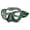 Army Green, variant on Professional Wide-View Frameless Snorkeling Mask, Single Tempered Glass Lens Scuba Diving Mask with Double Edge Silicone Seal, Adult Size