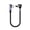0.15m, variant on Tibvox 66W Fast Charging Data Cable 90 Degree Bend Cellphone Cable USB to Type C Short
