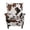 Brown Cow Print, variant on Aplkyhs Blue Toile Vintage Wingback Chair Covers Slipcovers 2 Piece Stretch Wing Chair Covers Spandex Slipcovers Wingback Sofa Covers Armchair Covers Non-Slip Furniture Protector