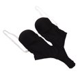 thumbnail image 4 of Lencería de una pieza para mujer, lencería con escote en V profundo encantador, mono para Cosplay, vestido de noche, vestido de novia, negro, 4 of 14