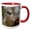 Red/White, variant on 3drose, Czech Republic, Liberec, Sychrov. Captive Red-tailed Hawk., 15oz Mug